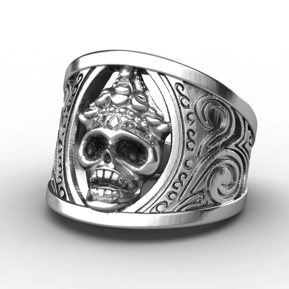 New skull ring collection size 8